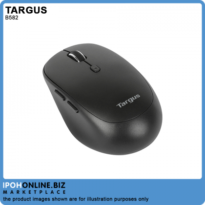 Targus B582 Midsize & Multi-Device Wireless Bluetooth Mouse Black - Android macOS