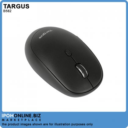 Targus B582 Midsize & Multi-Device Wireless Bluetooth Mouse Black - Android macOS