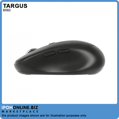 Targus B582 Midsize & Multi-Device Wireless Bluetooth Mouse Black - Android macOS