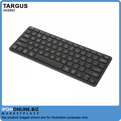 Targus AKB862 Compact Multi-Device Bluetooth Antimicrobial Keyboard Targus AKB862 Compact Multi-Device Bluetooth Antimicrobial Keyboard