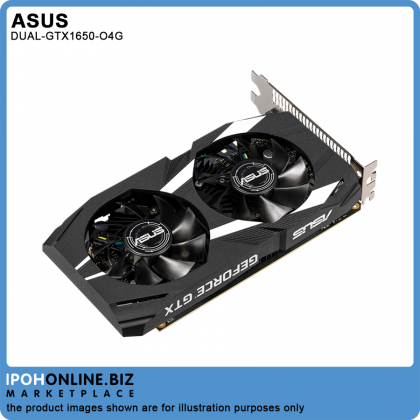 ASUS Dual NVIDIA GeForce GTX 1650 OC Edition 4GB GDDR5 HDMI DVI DP Graphic Card ASUS Dual NVIDIA GeForce GTX 1650 OC Edition 4GB GDDR5 HDMI DVI DP Graphic Card