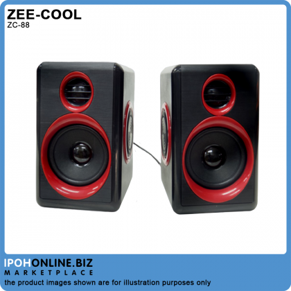Zee-Cool ZC-88 USB 2.0 Compact Design Speaker For PC / Laptop