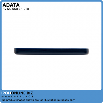 ADATA HV320 USB 3.1 2TB 2.5" Portable Slim 10.7mm External Hard Disk Drive ADATA HV320 USB 3.1 2TB 2.5" Portable Slim 10.7mm External Hard Disk Drive