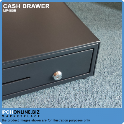 MP400B 5 Slot Paper Money 8 Slot Coin Cash Drawer (400mm x 410mm x 100mm)