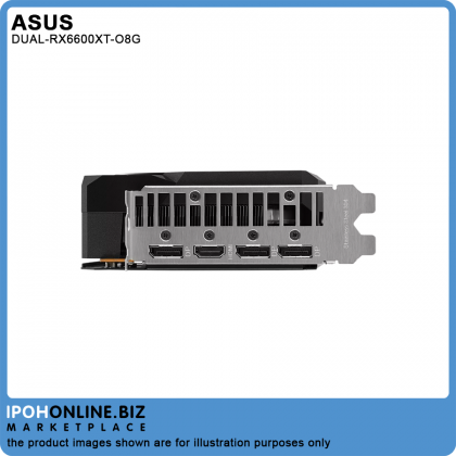 Asus Dual Radeon RX 6600 XT OC Edition 8GB GDDR6 HDMI DP Graphic Card - DUAL-RX6600XT-O8G