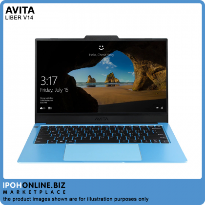 Avita Liber V14 Fingerprint Laptop (AMD R7-4700U/8GB/512GB SSD/W10H/FHD) - FOC Backpack + Mouse Avita Liber V14 Fingerprint Laptop (AMD R7-4700U/8GB/512GB SSD/W10H/FHD) - FOC Backpack + Mouse