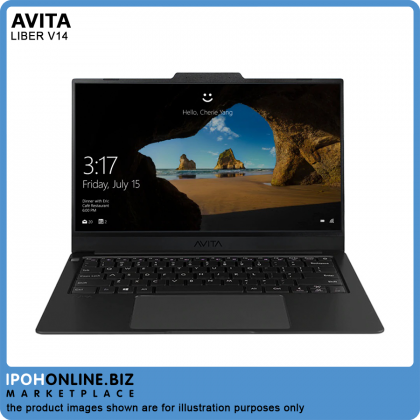 Avita Liber V14 Fingerprint Laptop (AMD R7-4700U/8GB/512GB SSD/W10H/FHD) - FOC Backpack + Mouse Avita Liber V14 Fingerprint Laptop (AMD R7-4700U/8GB/512GB SSD/W10H/FHD) - FOC Backpack + Mouse