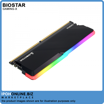 Biostar Gaming X 8GB 3200MHz RGB DDR4 1.35V Desktop Gaming RAM Biostar Gaming X 8GB 3200MHz RGB DDR4 1.35V Desktop Gaming RAM