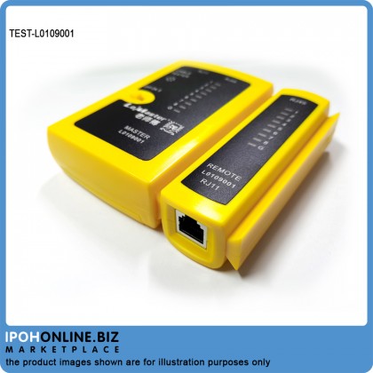 RJ11/RJ45 LAN Network Cable Tester L0109001 FREE One 9V battery RJ11/RJ45 LAN Network Cable Tester L0109001 FREE One 9V battery