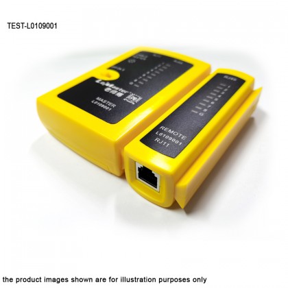 RJ11/RJ45 LAN Network Cable Tester L0109001 FREE One 9V battery RJ11/RJ45 LAN Network Cable Tester L0109001 FREE One 9V battery