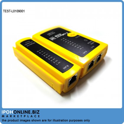 RJ11/RJ45 LAN Network Cable Tester L0109001 FREE One 9V battery RJ11/RJ45 LAN Network Cable Tester L0109001 FREE One 9V battery