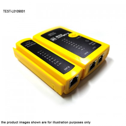 RJ11/RJ45 LAN Network Cable Tester L0109001 FREE One 9V battery RJ11/RJ45 LAN Network Cable Tester L0109001 FREE One 9V battery