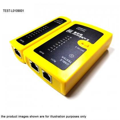 RJ11/RJ45 LAN Network Cable Tester L0109001 FREE One 9V battery RJ11/RJ45 LAN Network Cable Tester L0109001 FREE One 9V battery