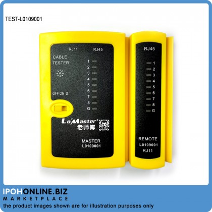 RJ11/RJ45 LAN Network Cable Tester L0109001 FREE One 9V battery RJ11/RJ45 LAN Network Cable Tester L0109001 FREE One 9V battery