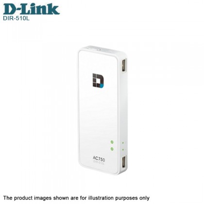 D-Link DIR-510L Wi-Fi AC 750Mbps Portable Router and Charger (4000Mhz)Support 3G / 4G LTE Adapter D-Link DIR-510L Wi-Fi AC 750Mbps Portable Router and Charger (4000Mhz)Support 3G / 4G LTE Adapter