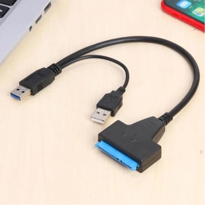SATA to Dual USB3.0 High Speed Adapter Cable for External 2.5 inch SATA/HDD SATA to Dual USB3.0 High Speed Adapter Cable for External 2.5 inch SATA/HDD