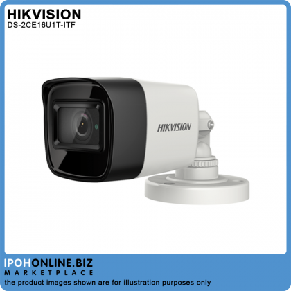 Hikvision DS-2CE16U1T-ITF 8MP 4K 3.6MM Outdoor Fixed Mini Bullet Camera Hikvision DS-2CE16U1T-ITF 8MP 4K 3.6MM Outdoor Fixed Mini Bullet Camera
