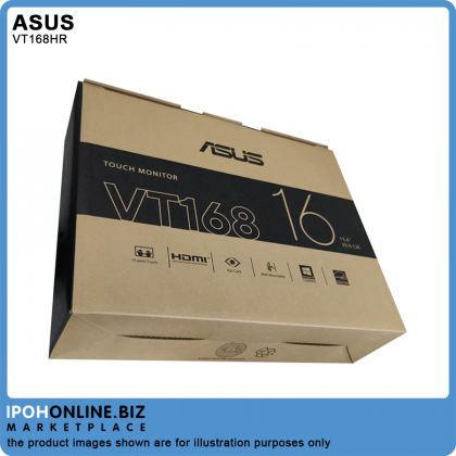 Asus VT168HR 15.6" FHD Touch Monitor With 10-Point Touch HDMI VGA Eye Care Wall Mountable Low Blue Light Asus VT168HR 15.6" FHD Touch Monitor With 10-Point Touch HDMI VGA Eye Care Wall Mountable Low Blue Light