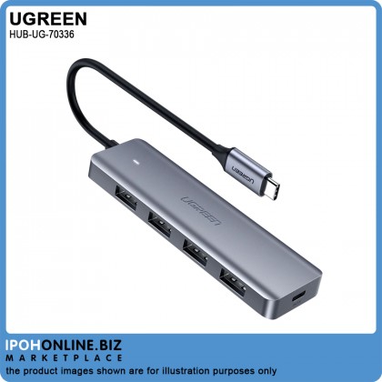 UGREEN 4-Port USB3.0 Hub With USB-C Power Supply