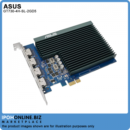 Asus GeForce GT730 2GB GDDR5 HDMI Passive Cooling Graphic Card - GT730-4H-SL-2GD5 Asus GeForce GT730 2GB GDDR5 HDMI Passive Cooling Graphic Card - GT730-4H-SL-2GD5