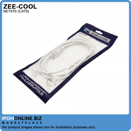 Zee-Cool Network Patch Cord Cat6 RJ45 Ethernet LAN Cable - 2M Zee-Cool Network Patch Cord Cat6 RJ45 Ethernet LAN Cable - 2M