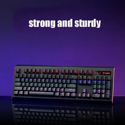 Rapoo V500L Backlit Mechanical Gaming Keyboard - Blue Switch Edition