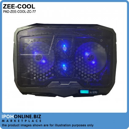 Zee-Cool ZC-77 Gaming Laptop Cooler Adjustable Speed USB Ports 2 Cooling Fan Laptop Cooling Pad Zee-Cool ZC-77 Gaming Laptop Cooler Adjustable Speed USB Ports 2 Cooling Fan Laptop Cooling Pad