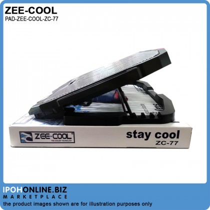 Zee-Cool ZC-77 Gaming Laptop Cooler Adjustable Speed USB Ports 2 Cooling Fan Laptop Cooling Pad Zee-Cool ZC-77 Gaming Laptop Cooler Adjustable Speed USB Ports 2 Cooling Fan Laptop Cooling Pad