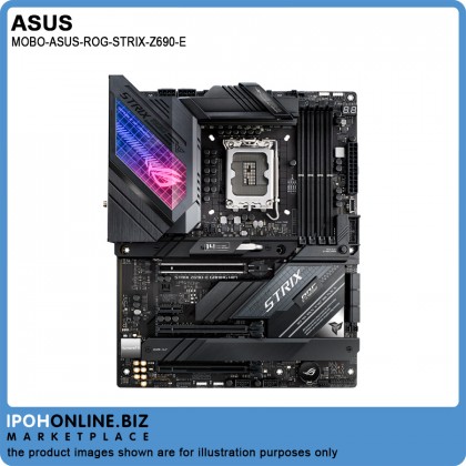 ASUS ROG Strix Z690-E Gaming WiFi 6E LGA 1700 Intel 12th Gen ATX Gaming Motherboard ASUS ROG Strix Z690-E Gaming WiFi 6E LGA 1700 Intel 12th Gen ATX Gaming Motherboard