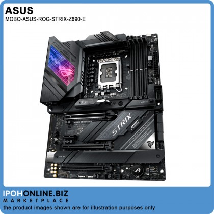 ASUS ROG Strix Z690-E Gaming WiFi 6E LGA 1700 Intel 12th Gen ATX Gaming Motherboard ASUS ROG Strix Z690-E Gaming WiFi 6E LGA 1700 Intel 12th Gen ATX Gaming Motherboard