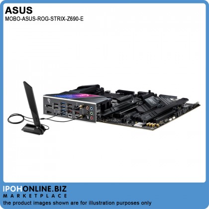 ASUS ROG Strix Z690-E Gaming WiFi 6E LGA 1700 Intel 12th Gen ATX Gaming Motherboard ASUS ROG Strix Z690-E Gaming WiFi 6E LGA 1700 Intel 12th Gen ATX Gaming Motherboard