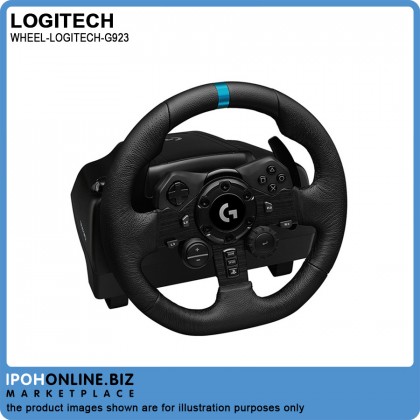 Logitech G923 Racing Wheel and Pedals for PlayStation 5/PlayStation 4 and PC Featuring Trueforce Logitech G923 Racing Wheel and Pedals for PlayStation 5/PlayStation 4 and PC Featuring Trueforce
