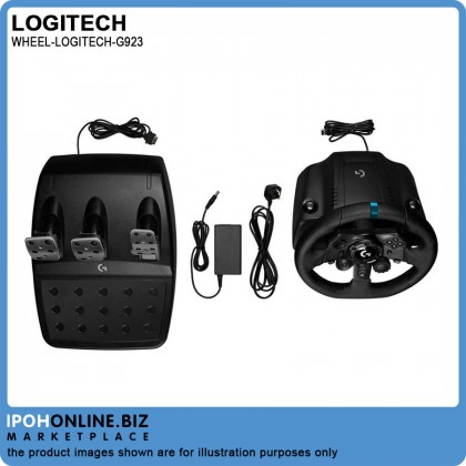 Logitech G923 Racing Wheel and Pedals for PlayStation 5/PlayStation 4 and PC Featuring Trueforce Logitech G923 Racing Wheel and Pedals for PlayStation 5/PlayStation 4 and PC Featuring Trueforce