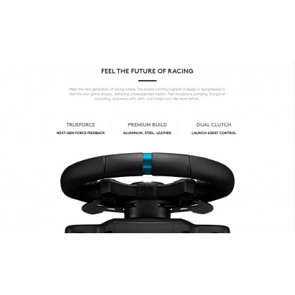Logitech G923 Racing Wheel and Pedals for PlayStation 5/PlayStation 4 and PC Featuring Trueforce Logitech G923 Racing Wheel and Pedals for PlayStation 5/PlayStation 4 and PC Featuring Trueforce