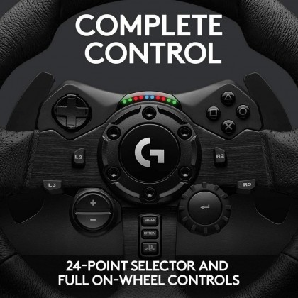 Logitech G923 Racing Wheel and Pedals for PlayStation 5/PlayStation 4 and PC Featuring Trueforce Logitech G923 Racing Wheel and Pedals for PlayStation 5/PlayStation 4 and PC Featuring Trueforce
