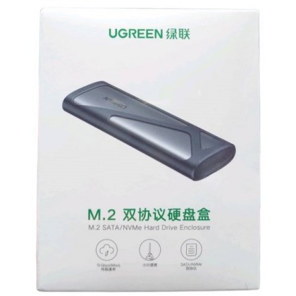UGREEN M.2 SATA / NVMe Hard Drive Enclosure UGREEN M.2 SATA / NVMe Hard Drive Enclosure