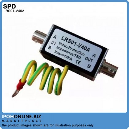 LRS01-V40A CCTV Camera BNC Video Surge Protector or Lightning Arrester Protector LRS01-V40A CCTV Camera BNC Video Surge Protector or Lightning Arrester Protector