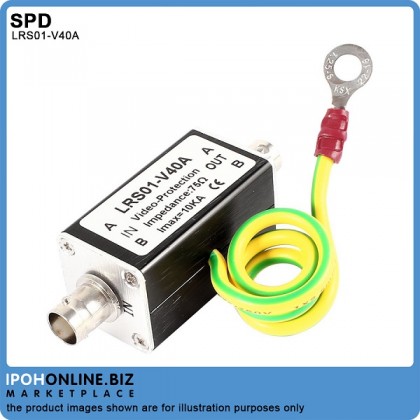 LRS01-V40A CCTV Camera BNC Video Surge Protector or Lightning Arrester Protector LRS01-V40A CCTV Camera BNC Video Surge Protector or Lightning Arrester Protector