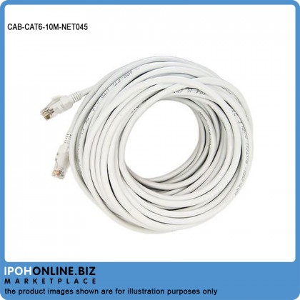 Burnlush Network Patch Cord Cat6 RJ45 Ethernet LAN Cable - 10M Burnlush Network Patch Cord Cat6 RJ45 Ethernet LAN Cable - 10M