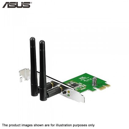 ASUS PCE-N15 maximum performance Wireless-N PCI-E Adapter Include Full Height and Low Profile bracket ASUS PCE-N15 maximum performance Wireless-N PCI-E Adapter Include Full Height and Low Profile bracket