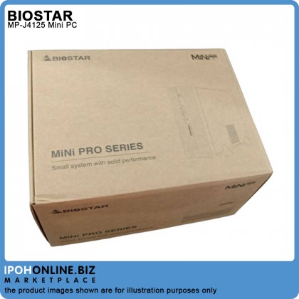 BIOSTAR MP-J4125 MiNi BAREBONE PC (Intel J4125/DDR4/M.2/SATA 3/USB 3.1(Gen1)/VGA/HDMI/MINI ITX/60W 12V/5A) BIOSTAR MP-J4125 MiNi BAREBONE PC (Intel J4125/DDR4/M.2/SATA 3/USB 3.1(Gen1)/VGA/HDMI/MINI ITX/60W 12V/5A)