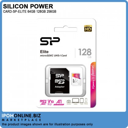 SILICON POWER ELITE V10 A1 64GB / 128GB / 256GB Micro SD Card With Adapter SILICON POWER ELITE V10 A1 64GB / 128GB / 256GB Micro SD Card With Adapter