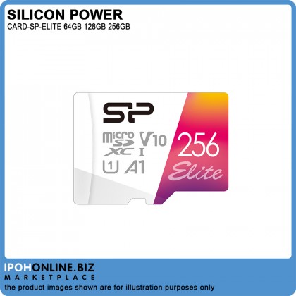 SILICON POWER ELITE V10 A1 64GB / 128GB / 256GB Micro SD Card With Adapter SILICON POWER ELITE V10 A1 64GB / 128GB / 256GB Micro SD Card With Adapter