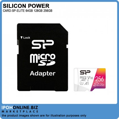 SILICON POWER ELITE V10 A1 64GB / 128GB / 256GB Micro SD Card With Adapter SILICON POWER ELITE V10 A1 64GB / 128GB / 256GB Micro SD Card With Adapter