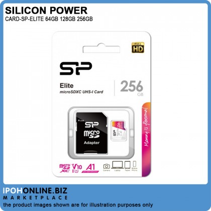 SILICON POWER ELITE V10 A1 64GB / 128GB / 256GB Micro SD Card With Adapter SILICON POWER ELITE V10 A1 64GB / 128GB / 256GB Micro SD Card With Adapter