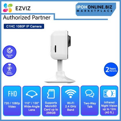 EZVIZ C1HC 1080P Full HD Resolution Wi-Fi Smart IP Camera EZVIZ C1HC 1080P Full HD Resolution Wi-Fi Smart IP Camera