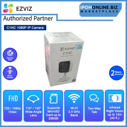 EZVIZ C1HC 1080P Full HD Resolution Wi-Fi Smart IP Camera EZVIZ C1HC 1080P Full HD Resolution Wi-Fi Smart IP Camera