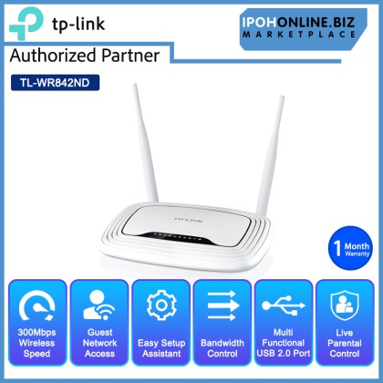 TP-LINK TL-WR842ND 300Mbps Multi-Function Wireless Router