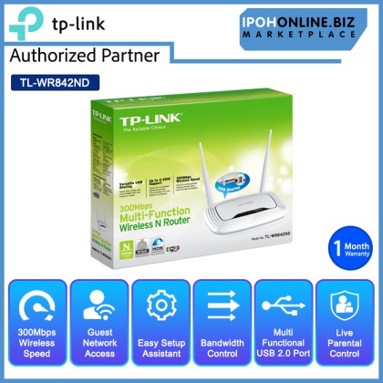 TP-LINK TL-WR842ND 300Mbps Multi-Function Wireless Router