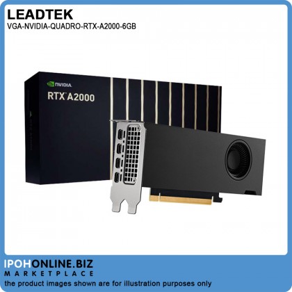 Leadtek Nvidia Quadro RTX A2000 6GB GDDR6 With ECC 192 Bit Graphic Card Leadtek Nvidia Quadro RTX A2000 6GB GDDR6 With ECC 192 Bit Graphic Card